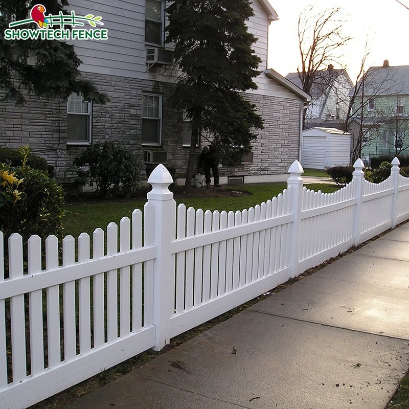 White Picket Fence Garden Edging
