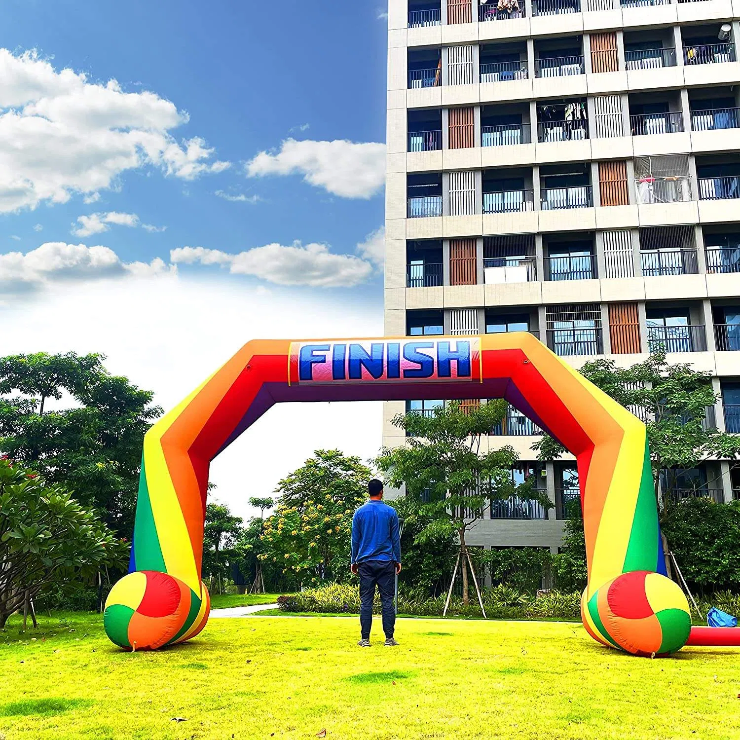 Outdoor Inflatable Arch Inflatable Archway Inflatable Start Finish Arch with Blower