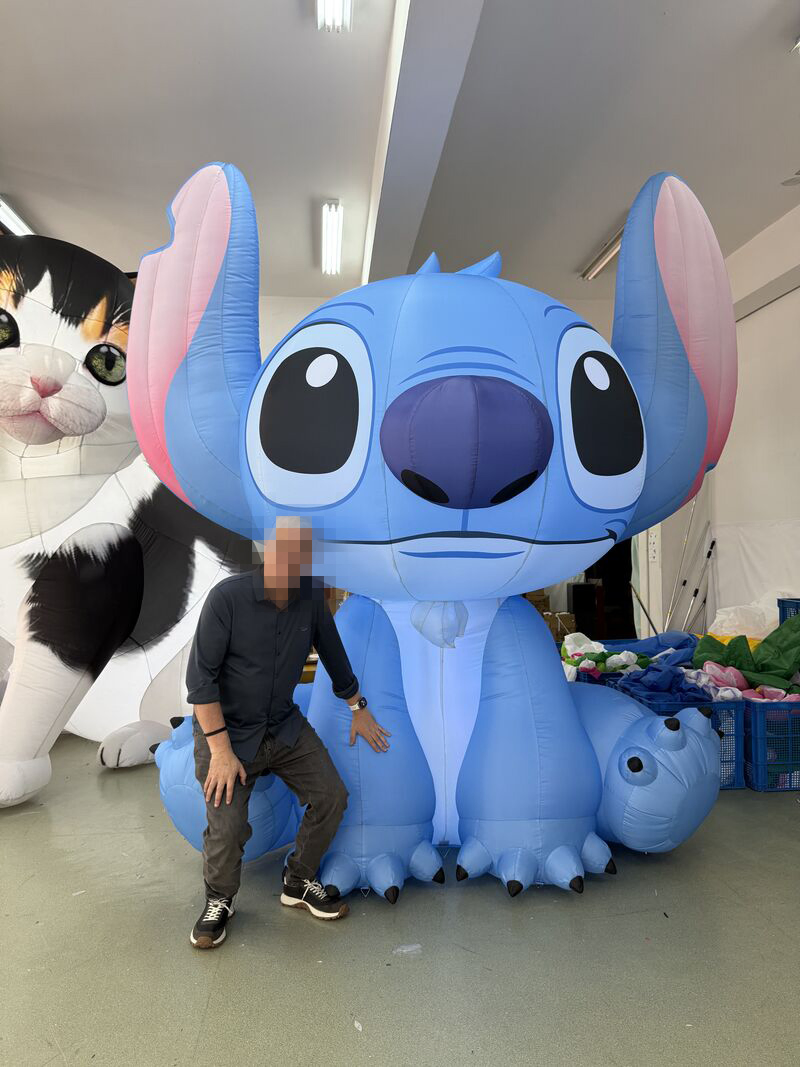 Boyi Advertising Inflatable Stitch Giant Inflatable Cartoon Stitch Character