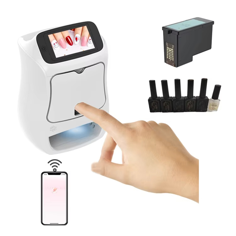 New Automatic 3D Digital Nail Printing Machine Drying All-in-One Nail Printer