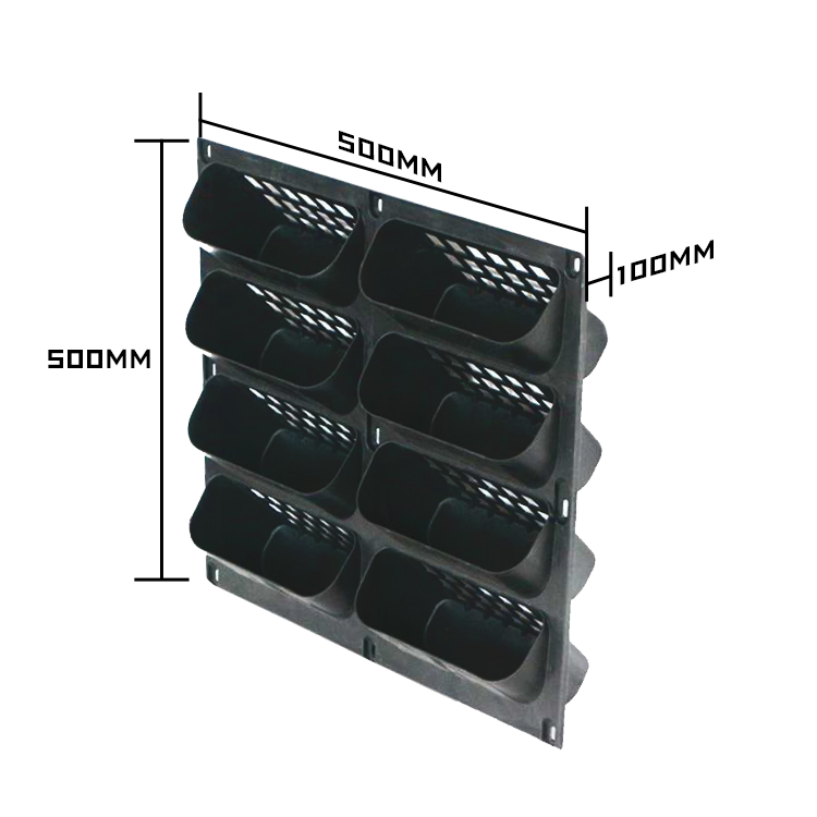 Горшок гидропонный вертикальный пластиковый Зеленая стена