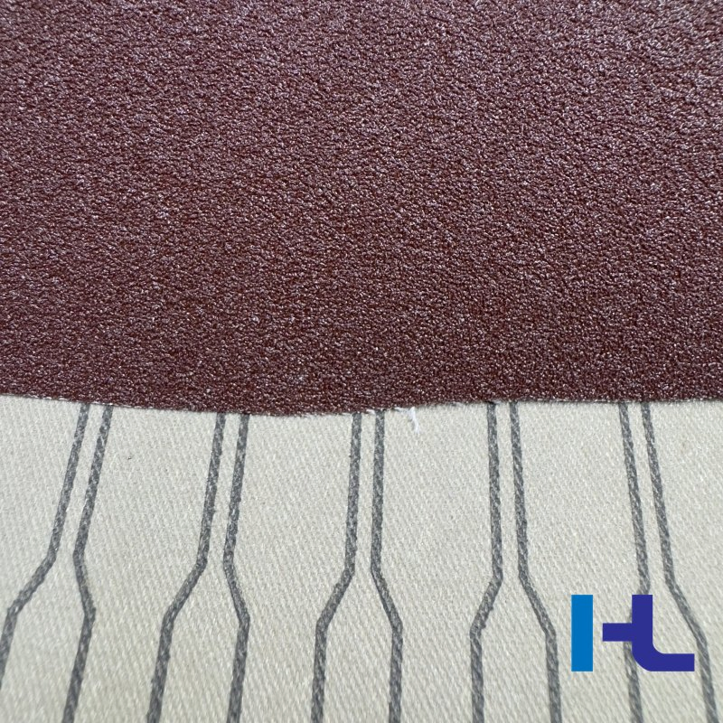 Gxk-51 100% Polyester Brown Alumnium Oxide Emery Sand Sanding Abrasive Cloth for Making Sanding Abrasive Belt