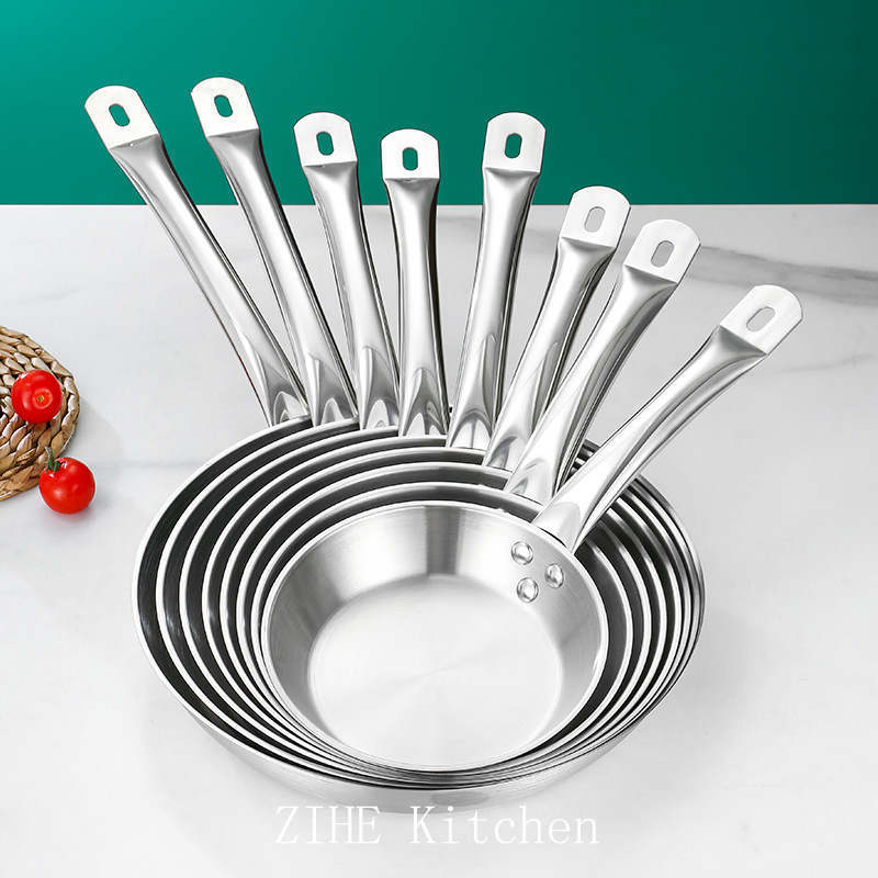 Flat Pancake Non Stick Commercial Frying Pan Large Kitchen Utensil