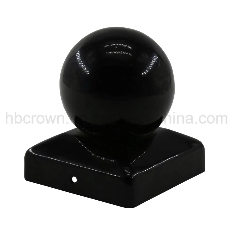 Hot Sales Vineyard Trellis Gate Black Powder Coated Ball Post Cap