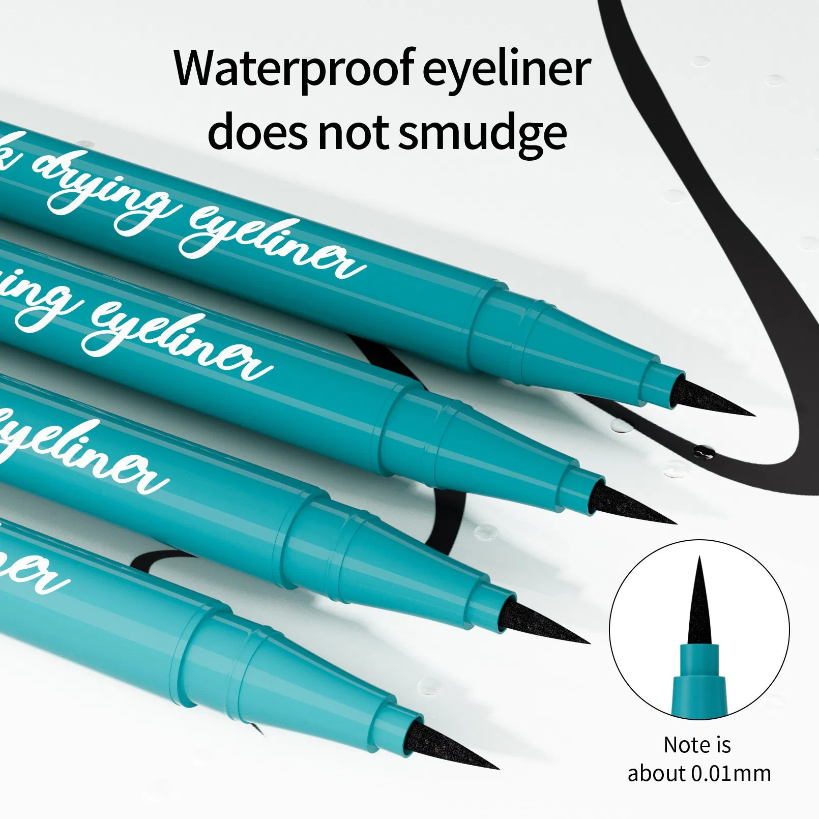 Quick-Dry Forming Waterproof Smudge-Proof Eyeliner