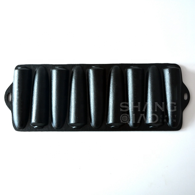 Heavy Duty Corn Shaped Baking Pan Baking Tray Mini Cake Pan Corn Bread Mold Cast Iron Pastry Maker Cast Iron Baking Pan