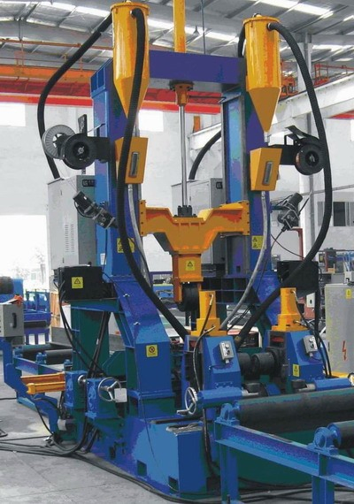 Heavy-Duty Steel Beam Welding and Assembly Machine System