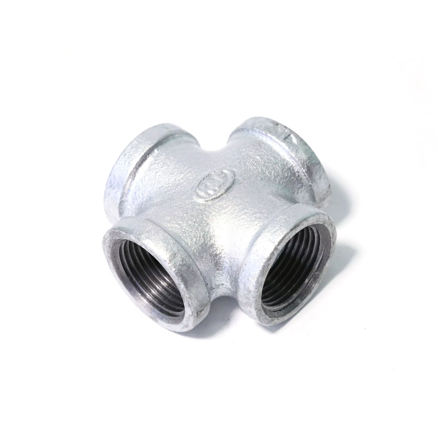Kanaifu Malleable Cast Iron Galvanized Reducing Pipe Fitting Cross for Fire Fighting