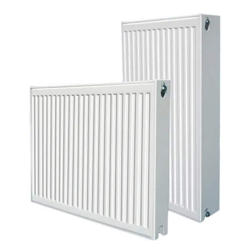Hot Design White Flat Pipe Water Heating Radiator for Central Heating System