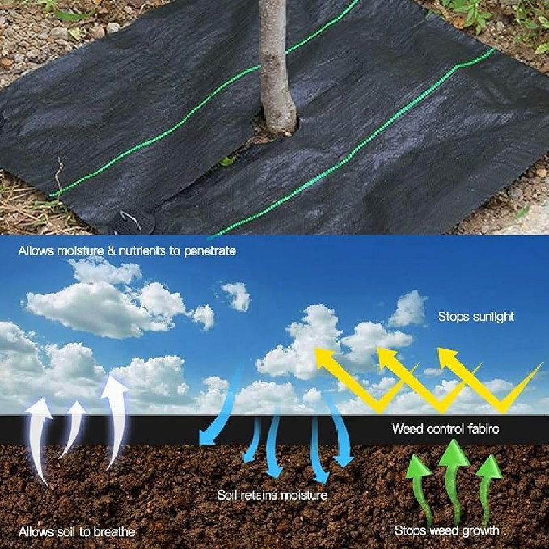 Durable 10m Ground Cover Weedmat for Effective Yard Protection