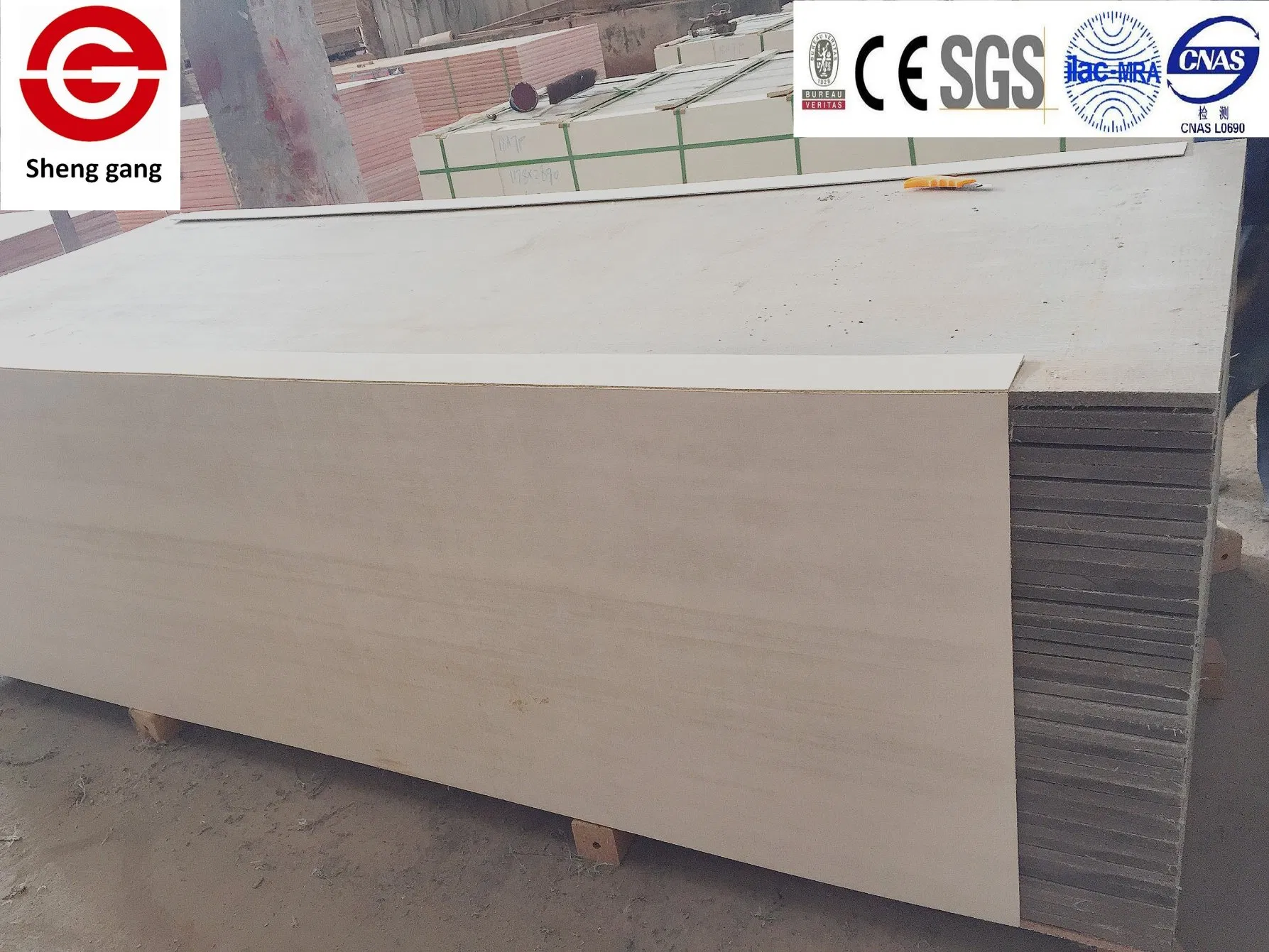 3-20mm Fireproof Magnesium Oxide Board for Wall Partition
