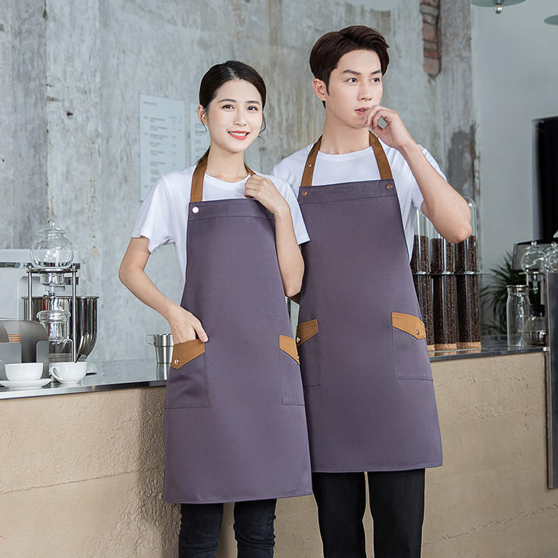 Csjd-U01-B08#Kitchen Waterproof Seiko Wool Halter Apron U01-B08
