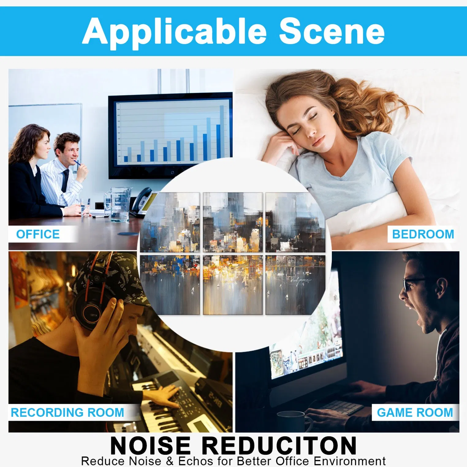 Premium Acoustic Diffuser Panel for Enhanced Sound Quality