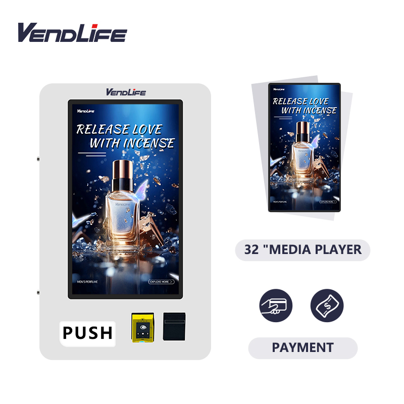 Factory Price New Design Commerce Finance Electronics Maquinas Vending Beauty Full Automatic Hung Perfume Cigarette Mini Wall Mount Vending Machine for Condom