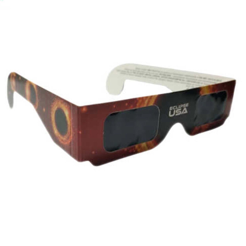 2023 Hot Selling Promotional Custom Paper 3D Solar Eclipse Glasses