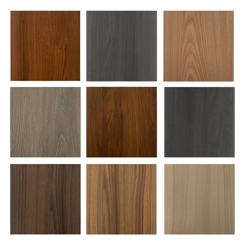 Melamine Paper Pasted on Recon Wood Veneer Frosty White Veneer