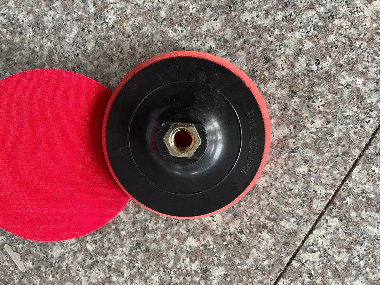 Rubber Backing Pad Angle Grinder Back-up Pad Adhesive 4"