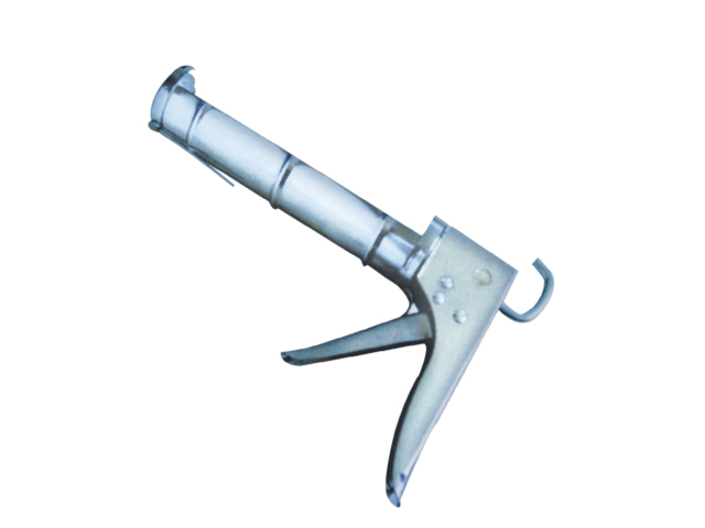 Chromed Plated Half Cartridge Caulking Gun, Silicone Gun
