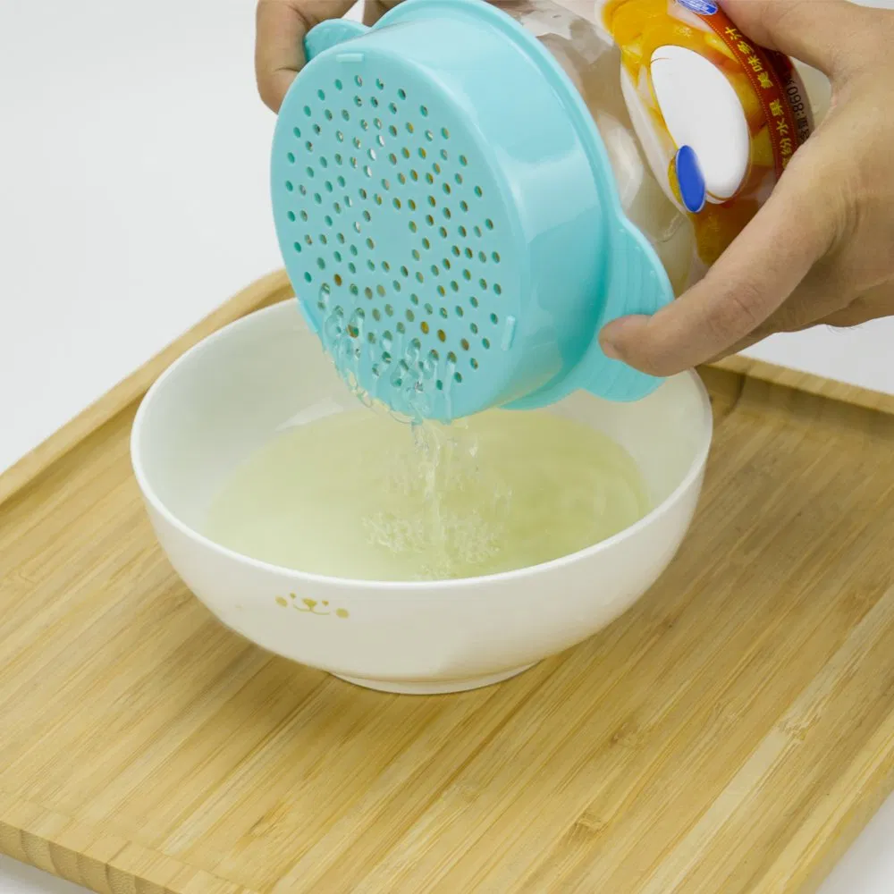 Food-Grade Tuna Filter Sieve Vegetable Fruit Drain Basket Kit Kitchen Strainer