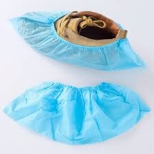 Disposable Blue Anti-Slip Surgical Shoe Covers for Medical Use