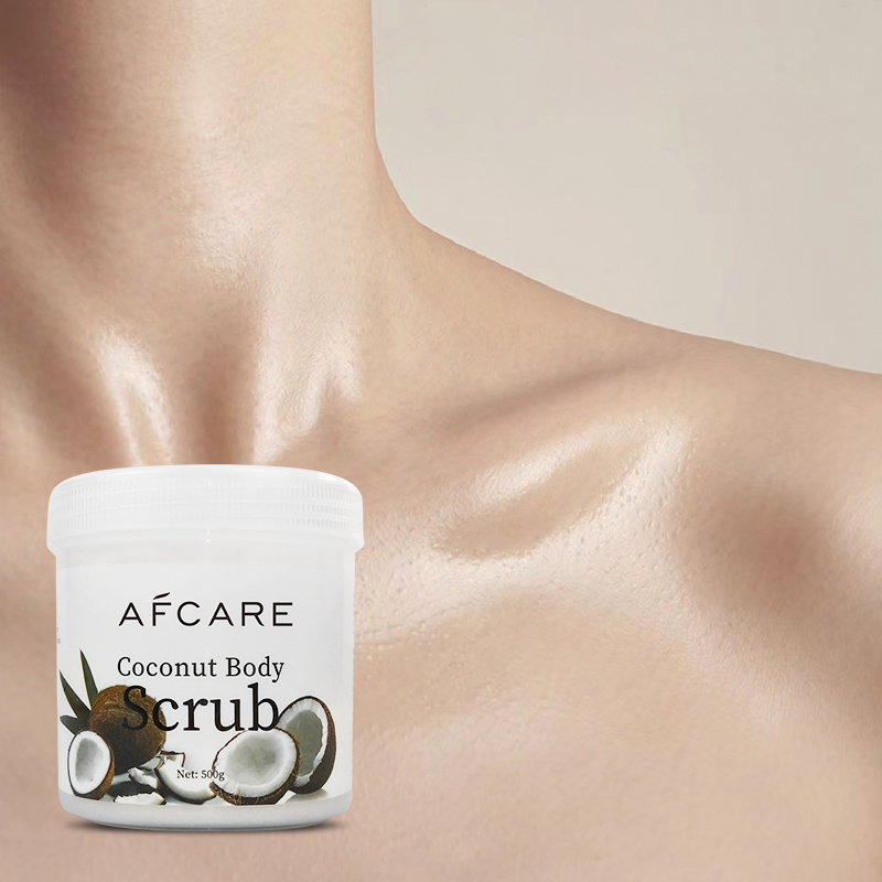 Japanese Silicone-Free Whitening Moisturizing & Herbal Vitamin C Coconut Body Scrub