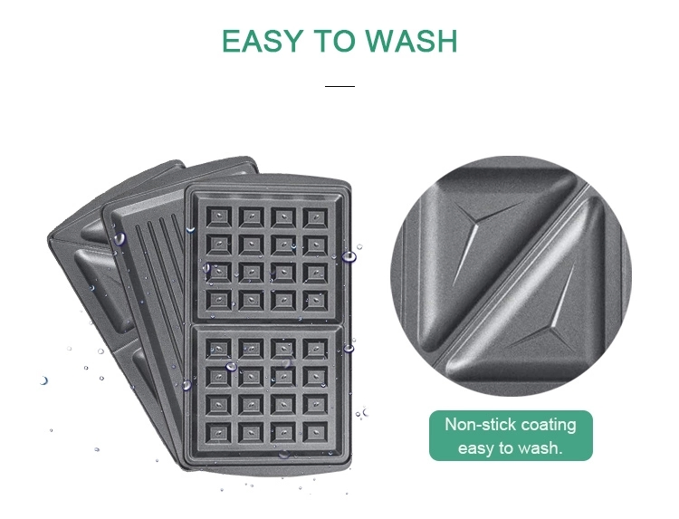 New Portable Mini Round Non-Stick Sandwich Maker Toaster