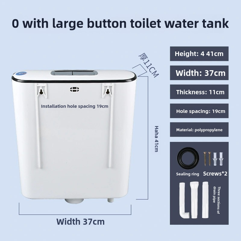 Fluor Hot Sale Toilet Accessory Plastic Tank with Toilet Bowl for Washroom