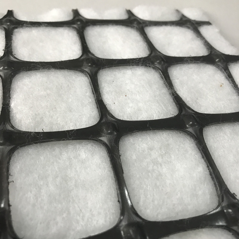 Anti-Crack Fiberglass Nonwoven Geotextile Composite Geogrid for Asphalt Pavement Reinforcement