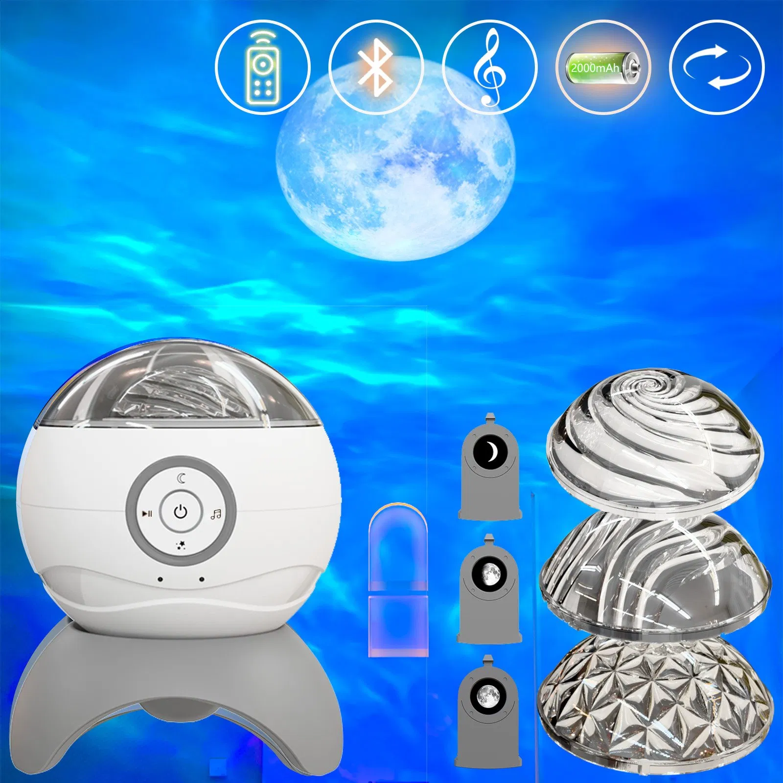 Проекционная лампа Aurora 186 с Bluetooth