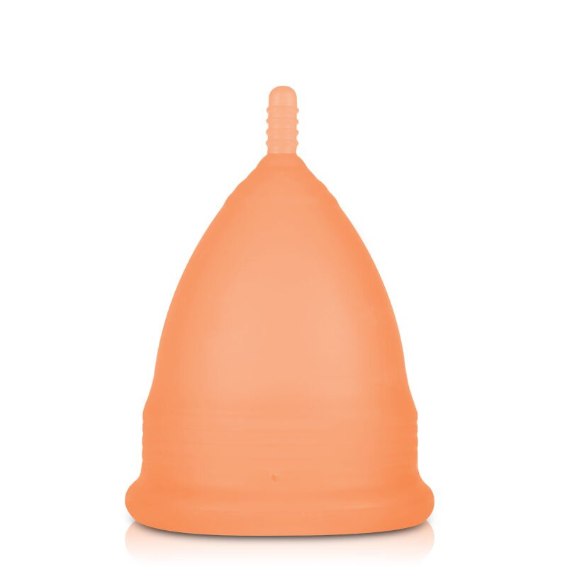 Menstrual Cup with Sterilizing Case BPA-Free Easy to Clean Medical Grade Silicone Period Cup for Daily Use