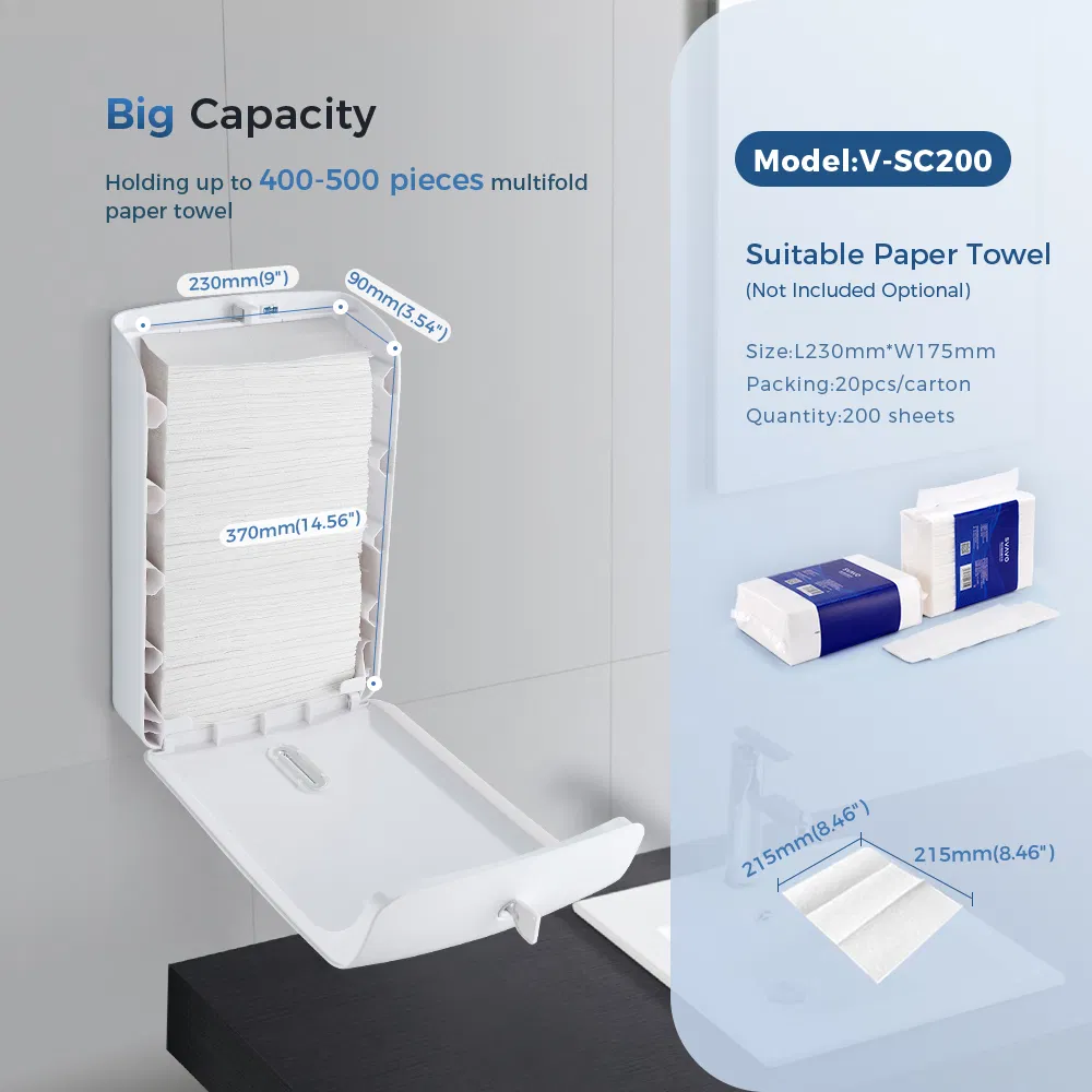 Настенный диспенсер для бумажных полотенец Svavo