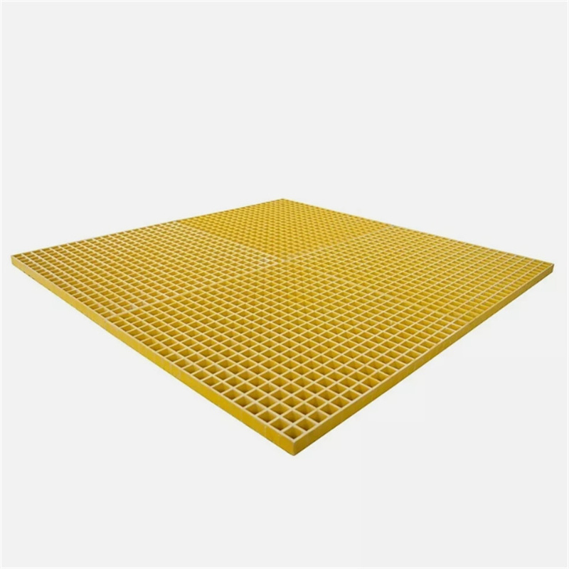Fiberglass FRP Prof Trench Drain Grating Plate Fiberglass Grating