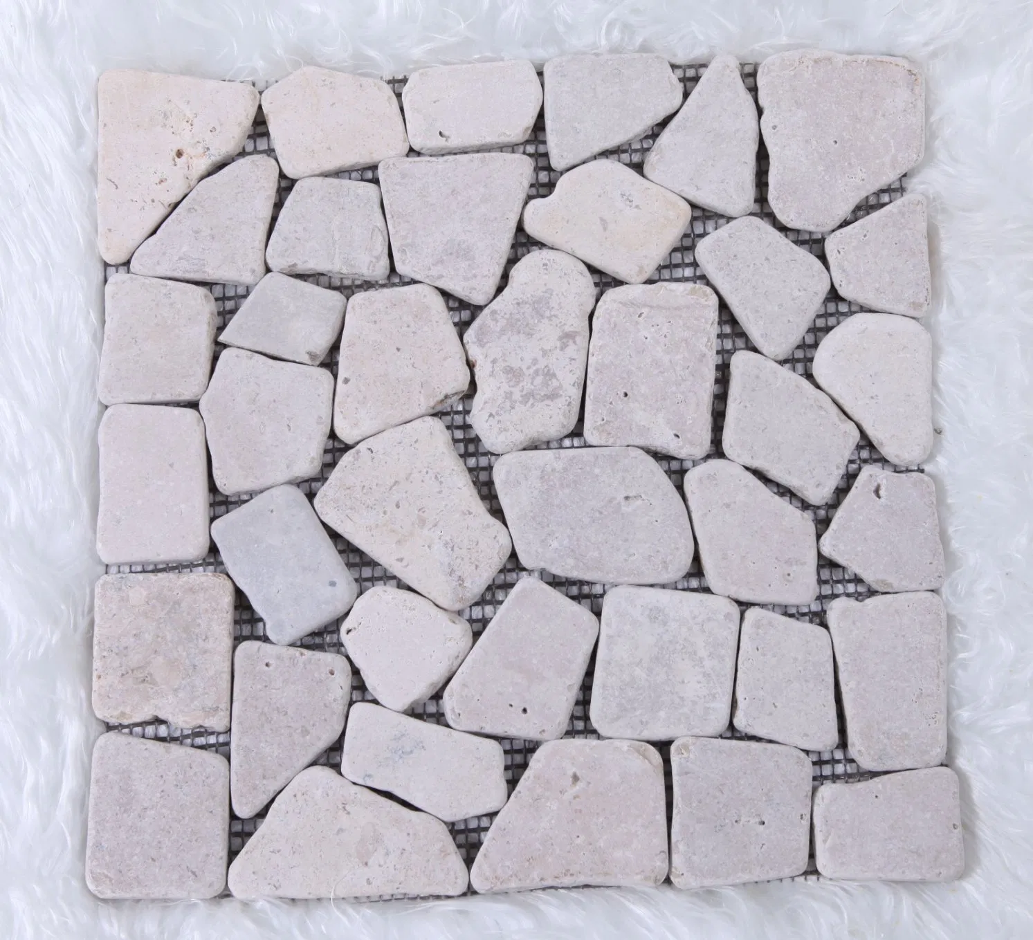 Featured Stone High Polished Garden Paving Stone Mosaic