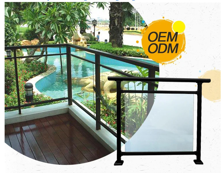 Australia Standard Exterior Decking Aluminum Glass Balustrades