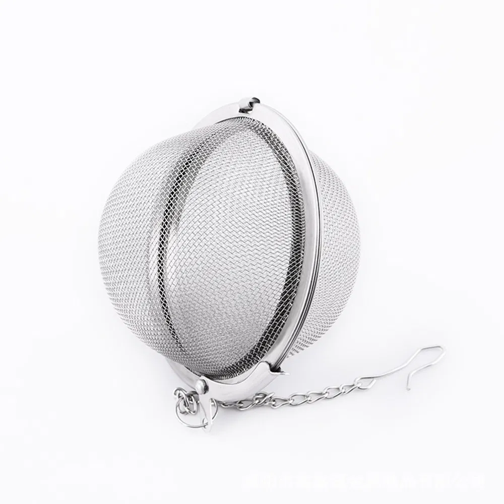 304 Stainless Steel Tea Strainer Round Tea Ball Filter Tennis Ball