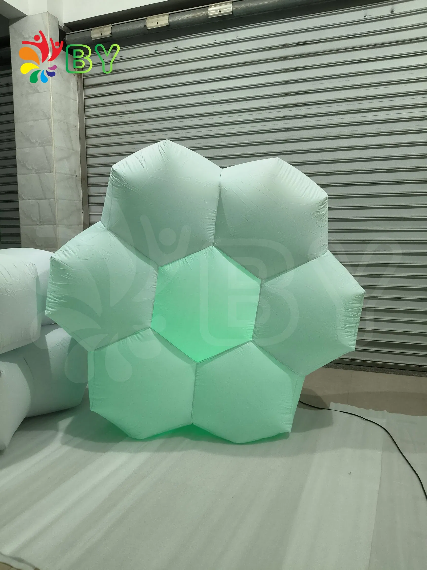 Artificial Flowers Decoration Ceiling Flowers Inflatable LED Flower Outdoor