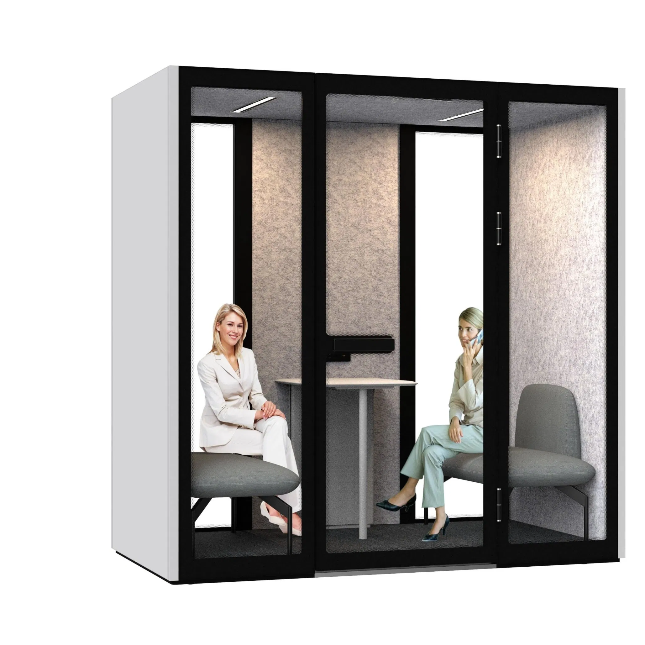 Eco-Friendly Adjustable Mobile Chatting Office Pod for Better Work