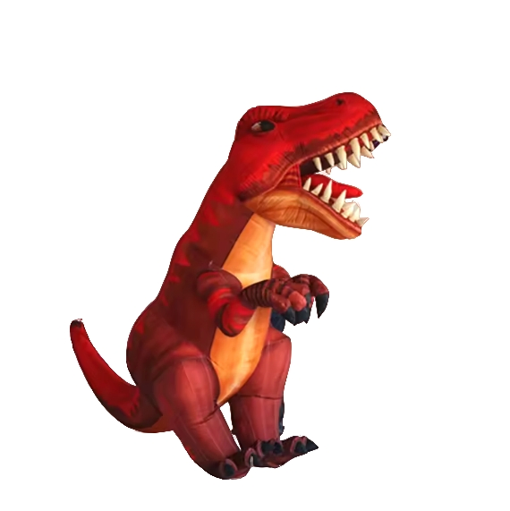 Outdoor Advertising Decoration Dragon Red Inflatable Giant Inflatable T-Rex Dinosaur for Sale