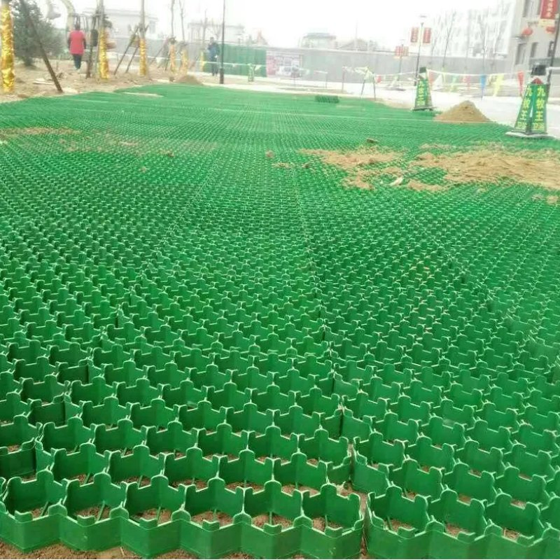 Plastic Grass Grid Paver HDPE Paving Gravel Grids for Parking Lot Honeycomb Paver Soil Stabilizer Driveway Durable Landscape Turf Dam Planting Fire Exit