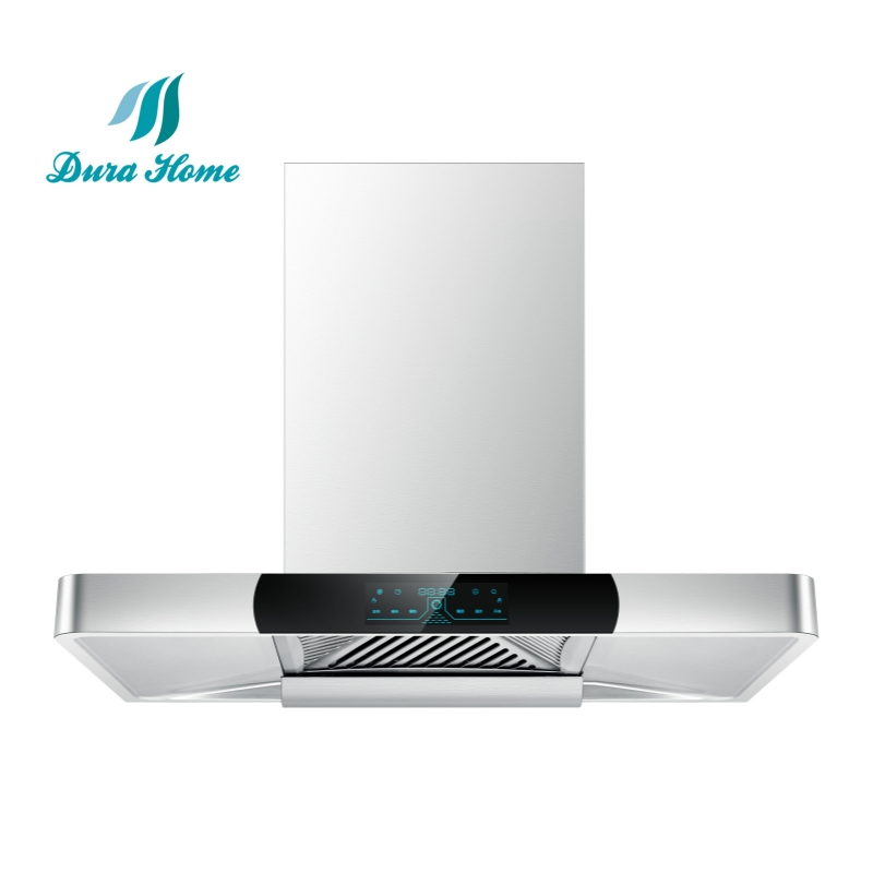 Contemporary Black Kitchen Hood Cooker Hood Chimney 90-250W Range Hood