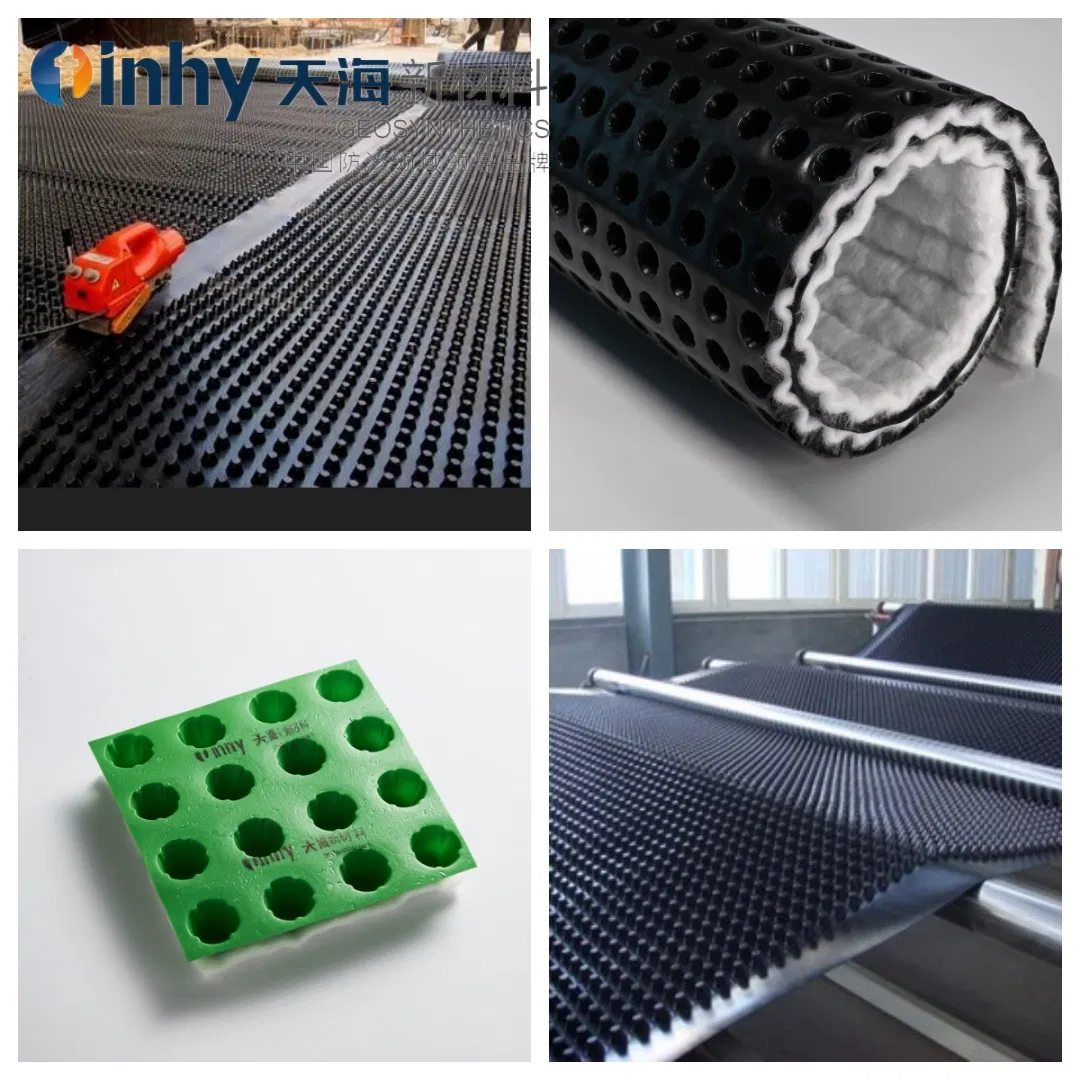 HDPE Drainage Sheet Dimple Drainage Board for Roof Garden