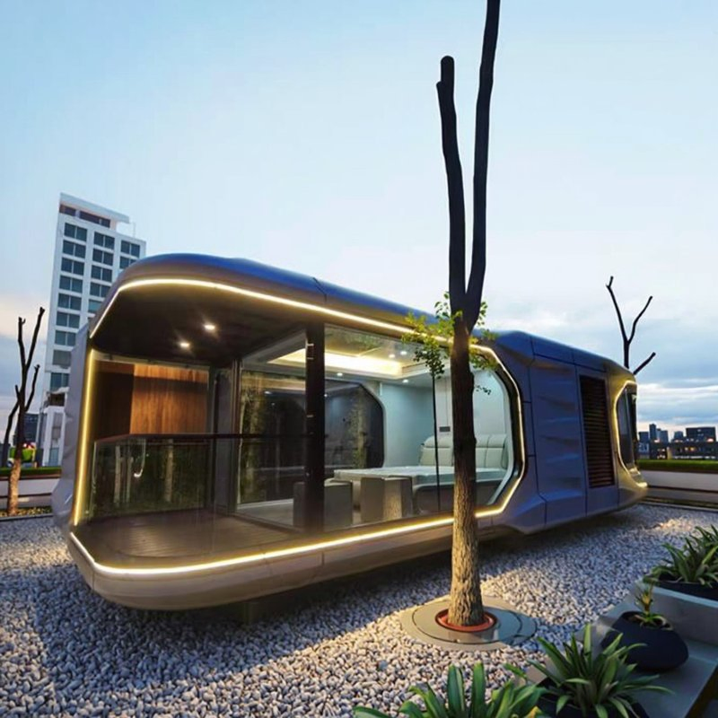 Rapid-Deployment Steel Capsule Housing for Disaster Relief & Camps