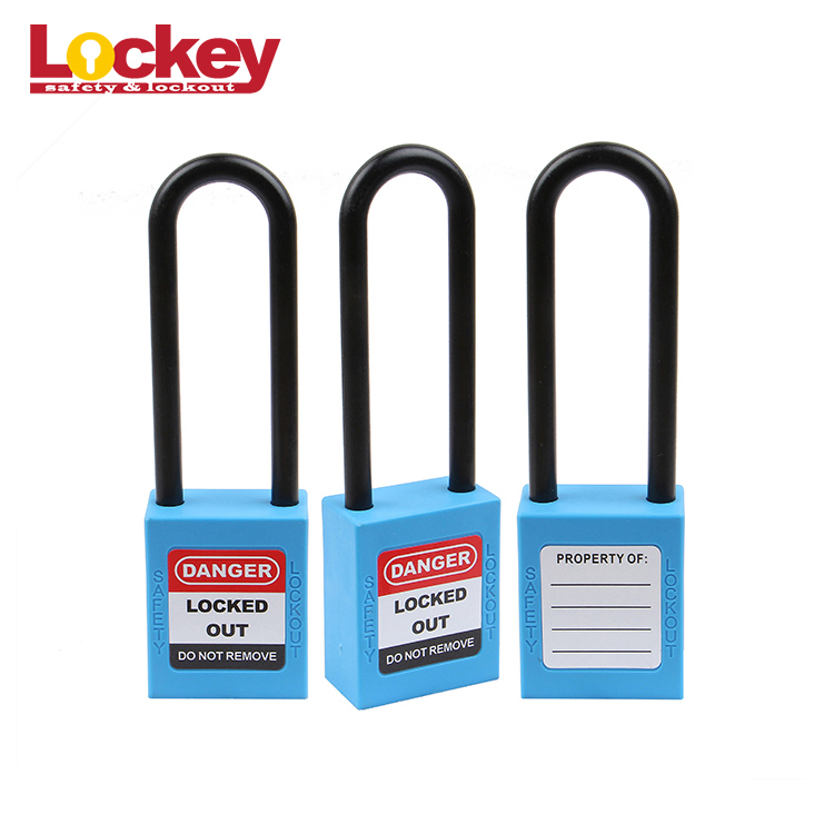 Lockey Loto 76mm Insulation Nylon Shackle Safety Padlock
