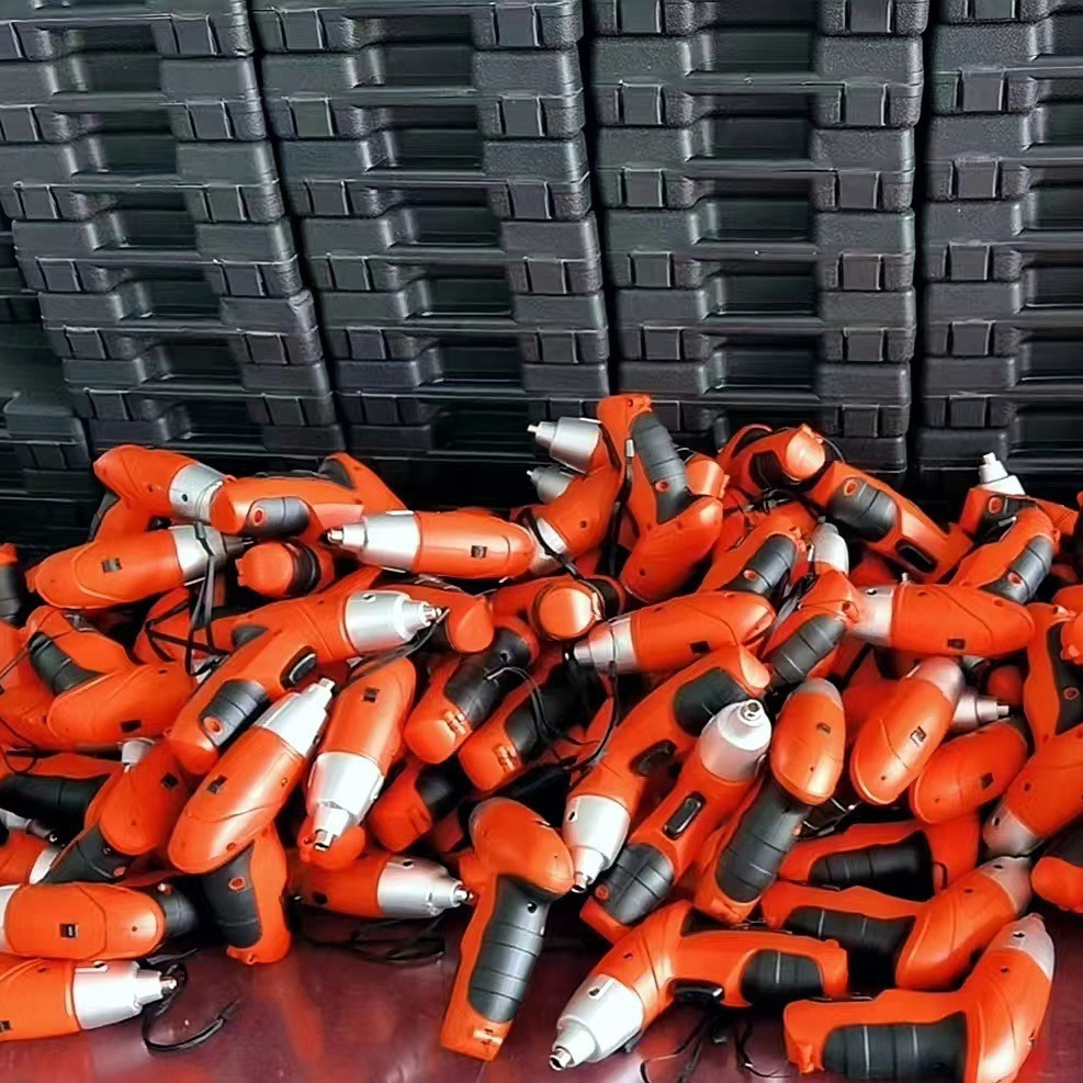 45PCS Cordless Electric Screwdrivers Set with Pistol Grip Hex Bits