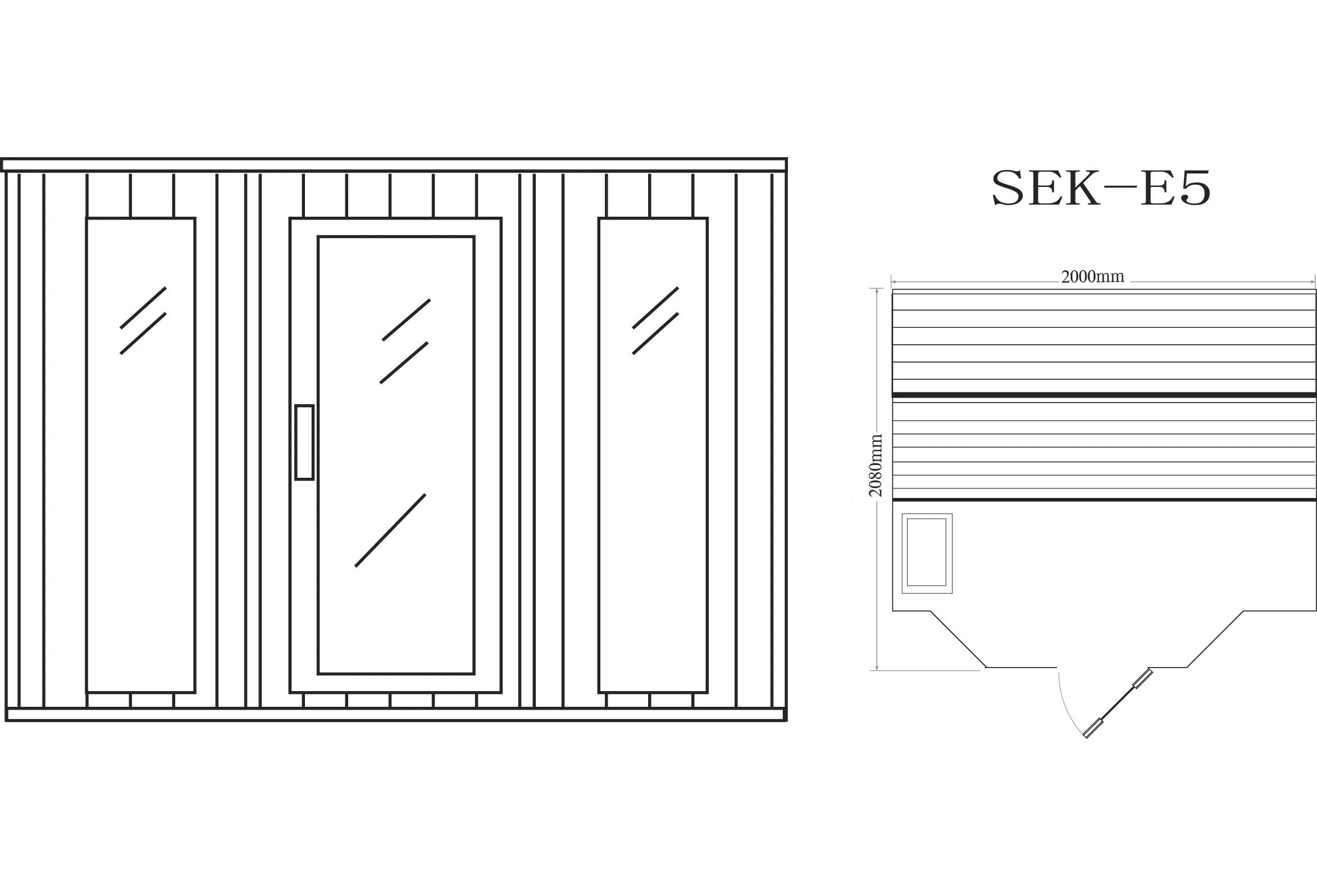 Инфракрасная сауна из канадской тсуги Joda на 5 человек