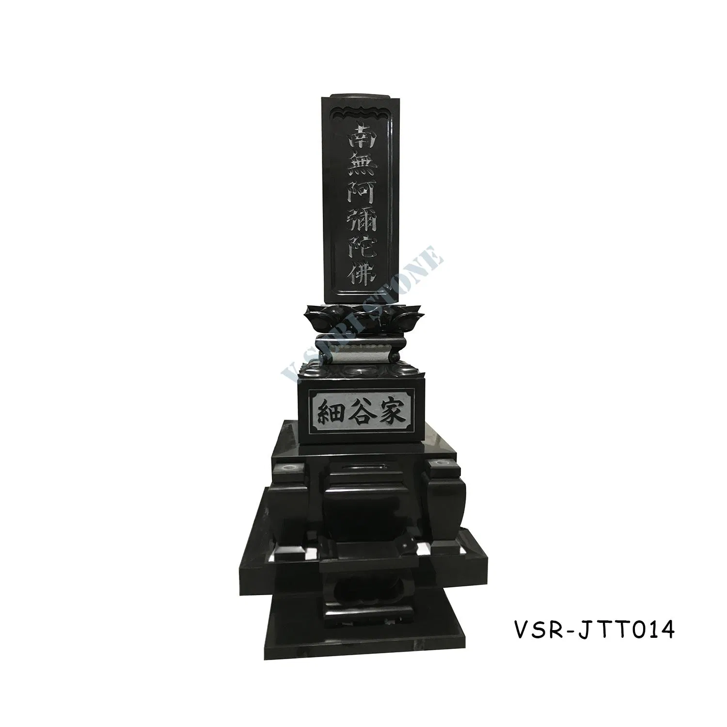 Waterproof India Granite Grey Marble Cremation Headstones for Funeral