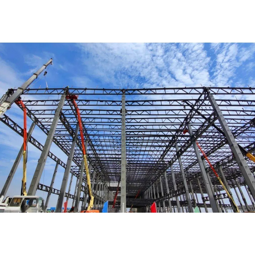 Durable Prefad Steel Structure Building Workshop for Streamlined Industrial Warehouse Operations, Professional Structural Steel Manufacturer.