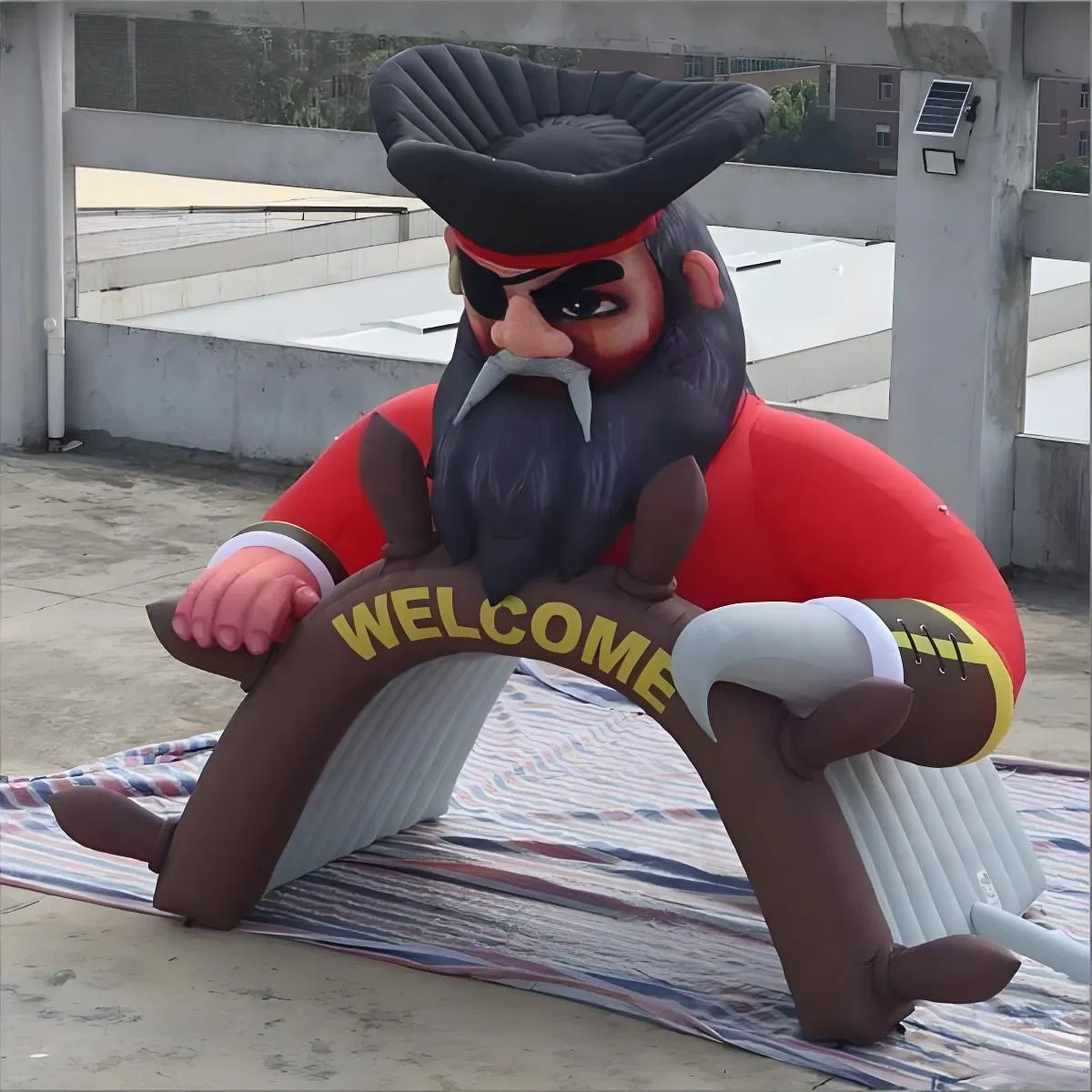 Boyi Event Giant Sports Football Inflatable Entrance Tunnel Inflatable Pirate Tunnel