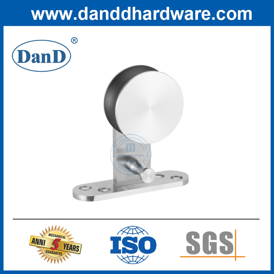 Stainless Steel Bathroom Shower Glass Fitting Sliding Door Hardware Set Rollers