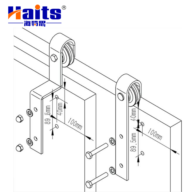 Furniture Fittings Sliding Barn Door Accessories Sliding Door System Manufacturers